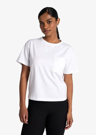 Lole Effortless Cotton Tee In White