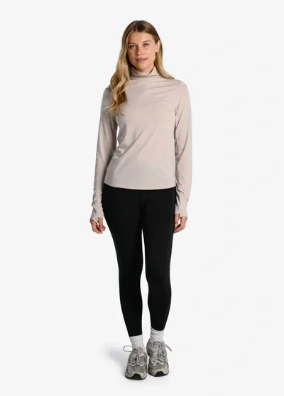 Lole Performance Wool Moisture-wicking Turtleneck In Abalone