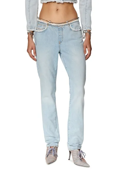 Diesel Straight Jeans In Blue