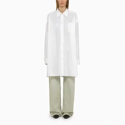 Maison Margiela White Poplin Oversize Shirt