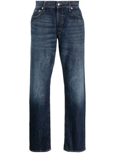 Department 5 Straight Leg Denim Jeans In Blue