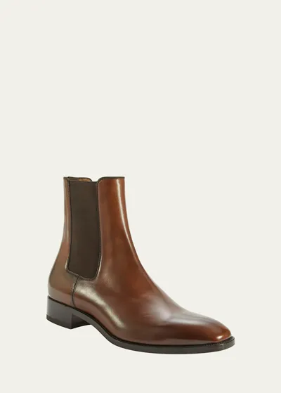 Christian Louboutin Amiralo Leather Boot In Brown