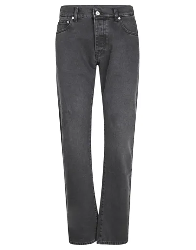 Heron Preston Straight Leg Jeans In Black