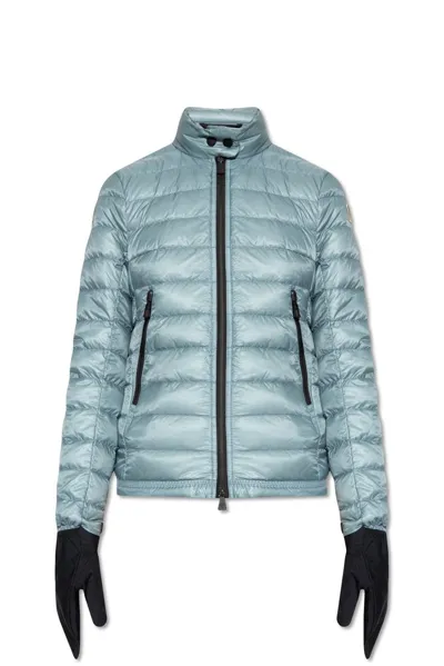 Moncler Grenoble Walibi Padded Zipped Jacket In Blue