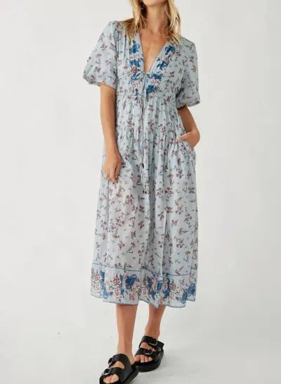 Free People Lysette Dress Bluebell In Multi