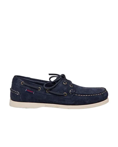 Sebago Rossisland Jib Shadow In Blue