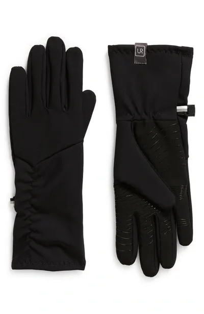 Ur Ruched Stretch Glove In Black