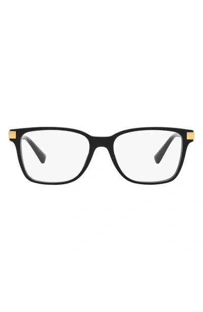 Versace 55mm Pillow Optical Glasses In Black