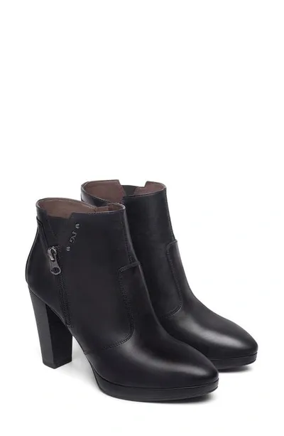 Nerogiardini Platform Bootie In Black