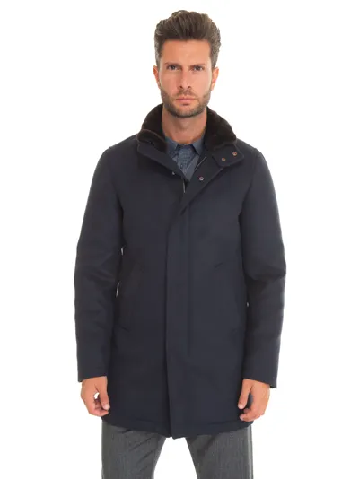 Kired Emilius Zipped Coat Clothing In Blue