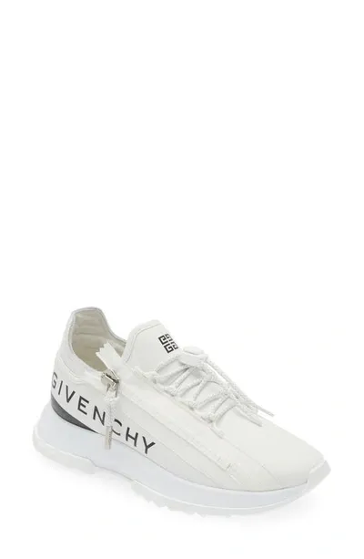 Givenchy Spectre Leather Sneakers In White