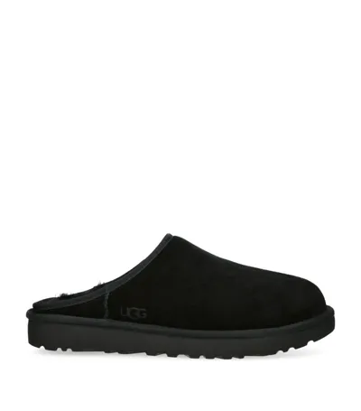 Ugg Suede Classic Slippers In Black