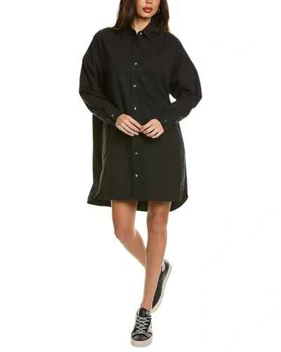 Atm Anthony Thomas Melillo Ripstop Shirtdress In Black