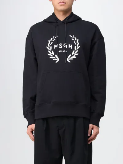 Msgm Sweatshirt  Herren Farbe Schwarz In Black