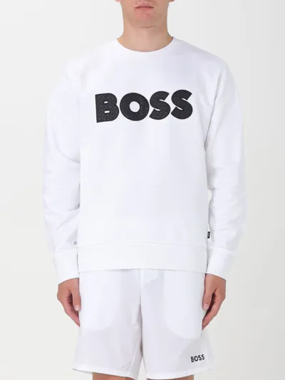 Hugo Boss Sweatshirt Boss Herren Farbe Weiss In White