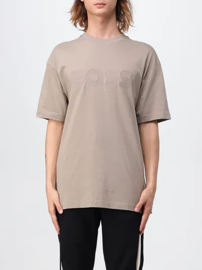 Hugo Boss T-shirt Boss Herren Farbe Beige