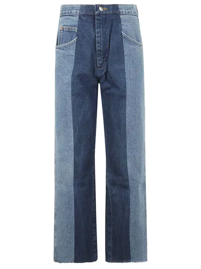 E.l.v Denim Flare Jean In Blue