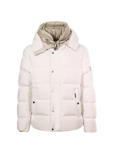 Moorer Jacket - Jesse Stp In White