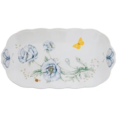 Lenox Butterfly Meadow Oblong Tray In White