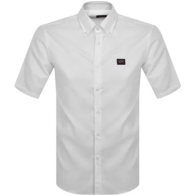 Paul &amp; Shark Paul And Shark Cotton Short Sleeved Shirt White