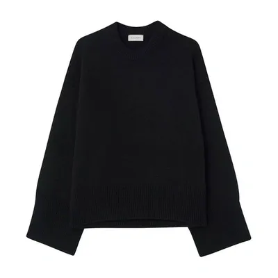 House Of Dagmar Wool Crewneck In Black