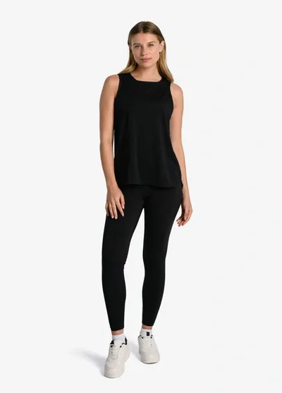 Lole Performance Wool Moisture-wicking Tank Top In Black