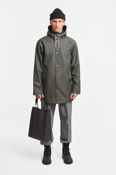 Stutterheim Arholma Raincoat In Green