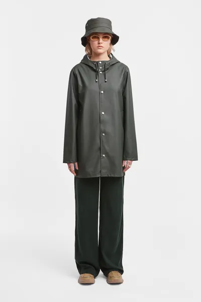 Stutterheim Stockholm Lightweight Raincoat In Green