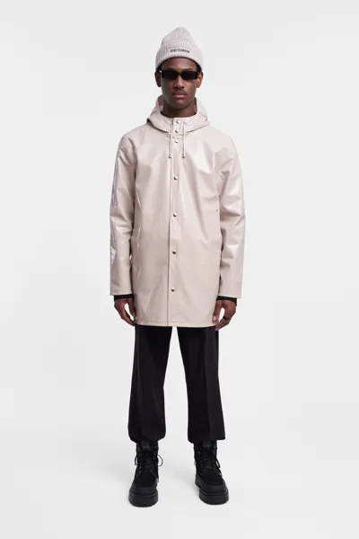 Stutterheim Stockholm Raincoat Coconut In Light Sand