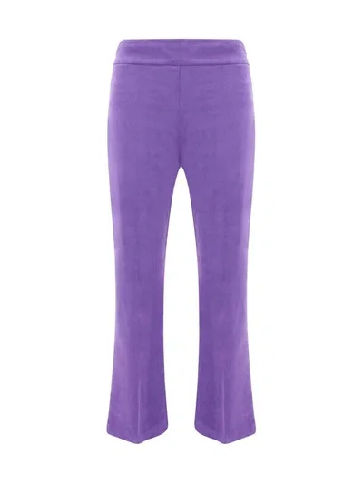 Avenue Montaigne Pants In Purple