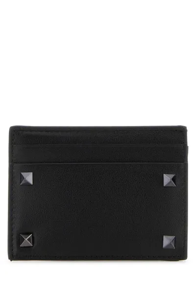 Valentino Garavani Wallets In Black