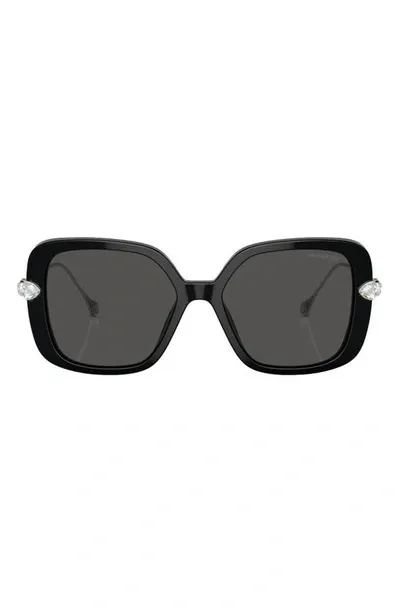 Swarovski Sk6011 Black Sunglasses