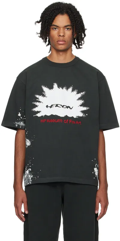 Heron Preston Museum Graphic-print T-shirt In Black