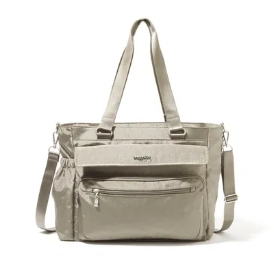 Baggallini Modern Laptop Tote In Sterling Shimmer