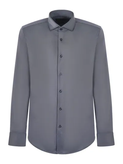 Hugo Boss Camicia Boss In Blu