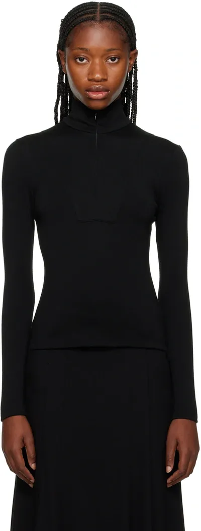 Maiden Name Black Bonnie Turtleneck