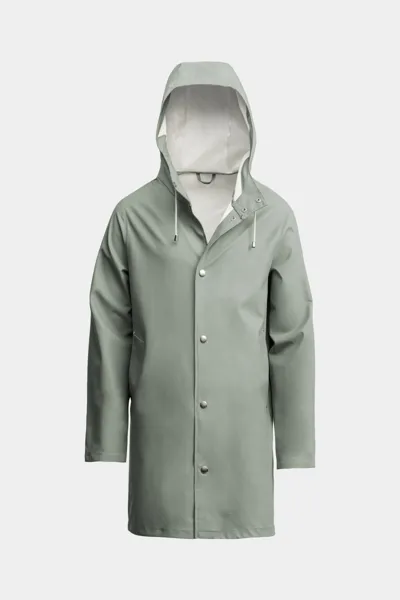 Stutterheim Stockholm Lightweight Raincoat In Khaki Green