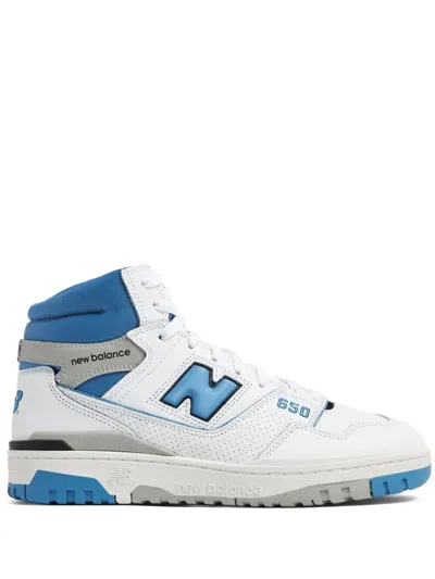 New Balance Sneakers Alte 650 In Pelle In White