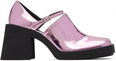 Justine Clenquet Pink Kim Mary Jane Heels