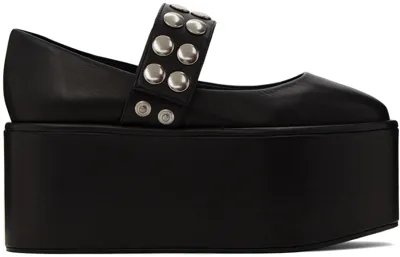 Molly Goddard Black Sonia Ballerina Flats