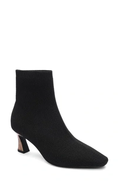 Sanctuary Women's Splendor Knit Pointed Toe Ankle Booties In Black