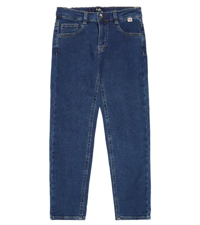 Il Gufo Kids' Mid-rise Jeans Straight Jeans In Blue