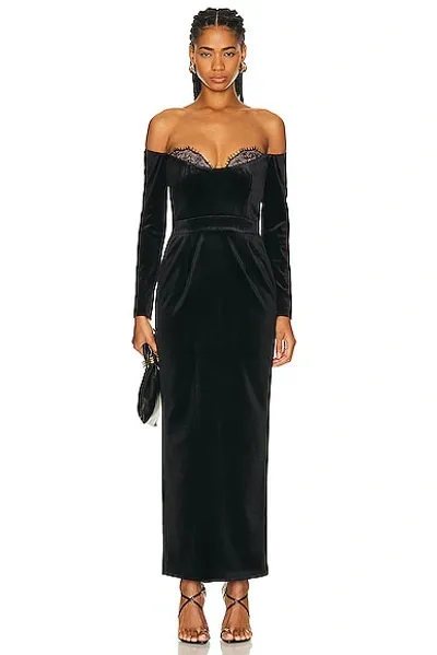 The New Arrivals By Ilkyaz Ozel Farah Dress In Black