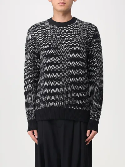 Missoni Crewneck Sweater In Black