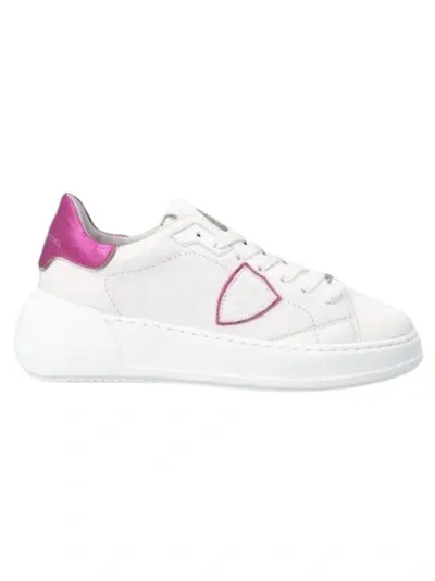 Philippe Model Tres Temple Sneakers In White