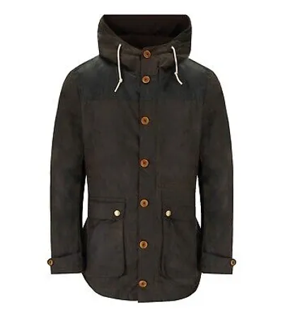 Pre-owned Barbour Game Wax Olivgrün Parka Herren