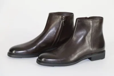 Pre-owned Hugo Boss Chelsea Boots, Mod. Firstclass_zipb_grwm, Gr. 42 / Uk 8 / Us 9