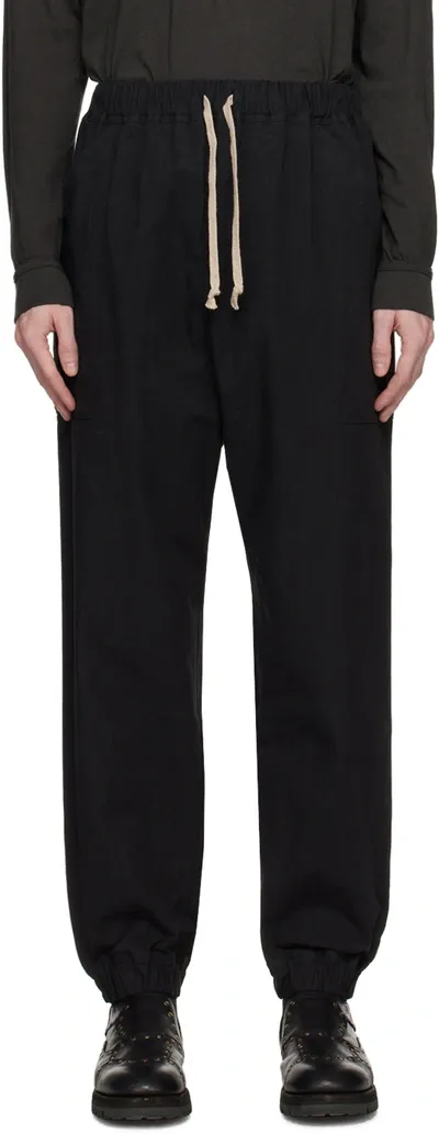 Jan-jan Van Essche Black O-project Sweatpants