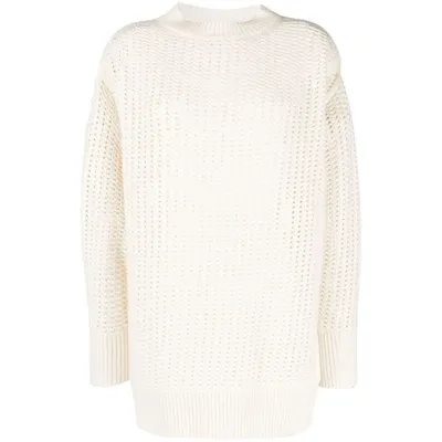 Sa Su Phi Open-knit Cashmere Jumper In Neutrals