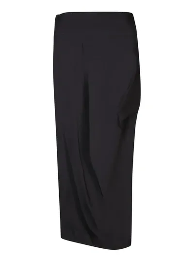 Issey Miyake Black Canopy Maxi Skirt